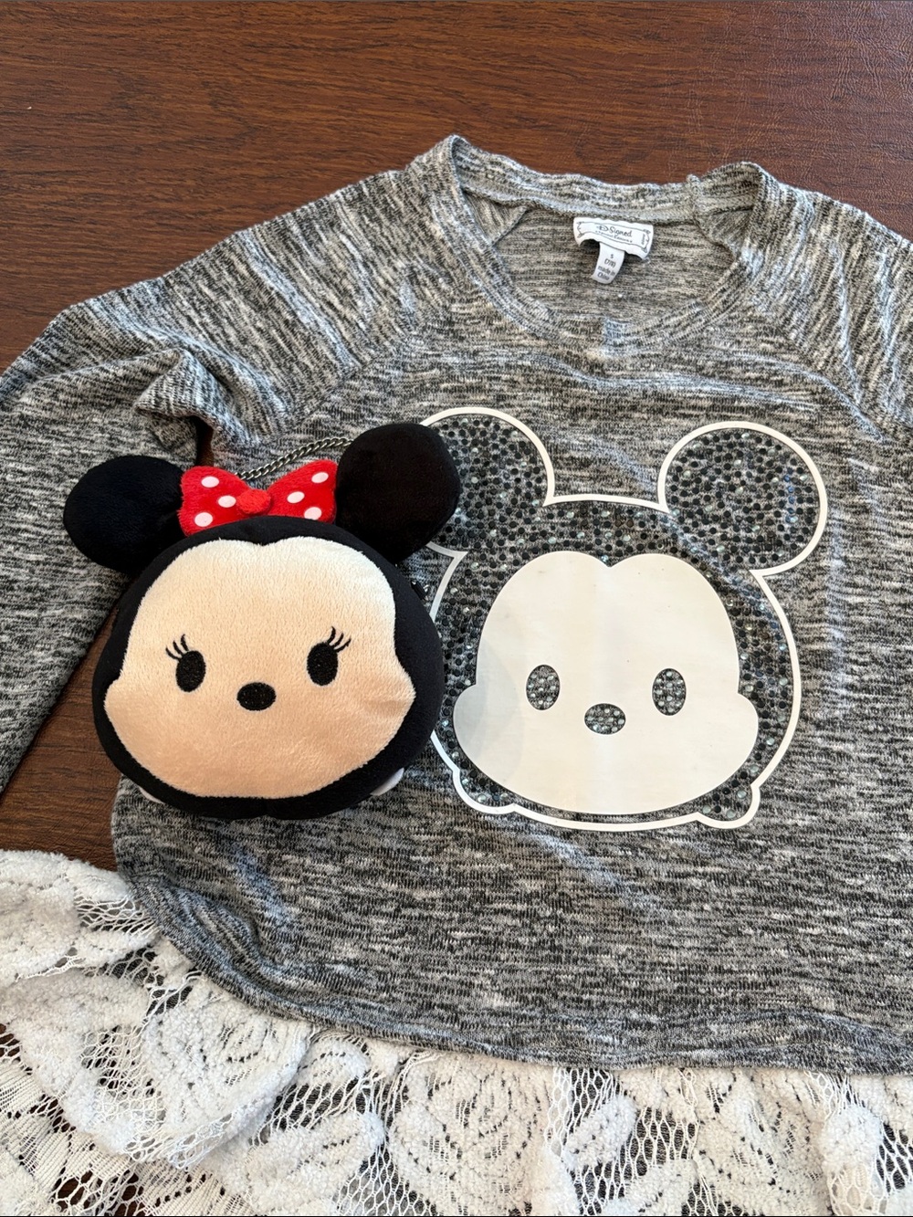 Disney Tsum Tsum Mickey & Minnie Purse and Shirt